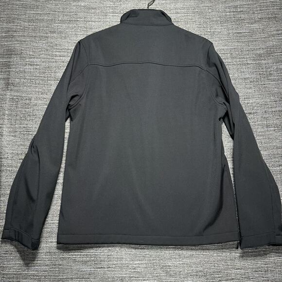 Outdoor Life Jacket Men's Medium Black Full Zip Softshell Full Zip - Picture 10 of 11